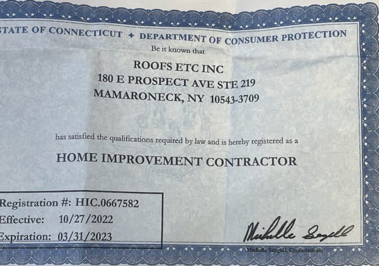 State of Connecticut Department of Consumer Protection — Home Improvement Contractor Registration