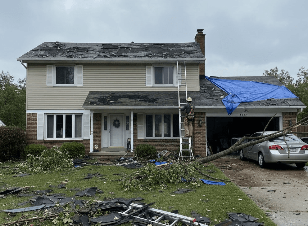 Storm Damage Roof Repair